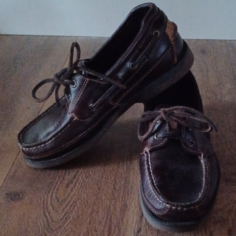 Sperry Men's Brown Leather Boat Shoes